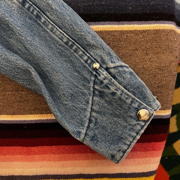 Polo Ralph Lauren Blue Denim Jacket with Tan Collar barn jacket - Picture 6 of 6